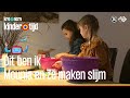 Mounia en Zé maken slijm (Kindertijd KRO-NCRV)