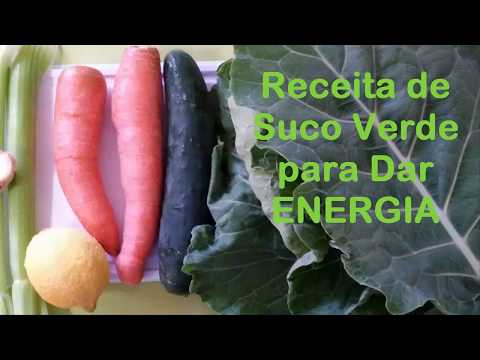 Receita de suco verde para dar energia e disposição