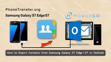 How to Export Contacts from Samsung Galaxy S7 Edge to Outlook, Sync Galaxy S7 Contacts with Outlook
