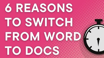 6 reasons to switch from Microsoft Word to Google Docs