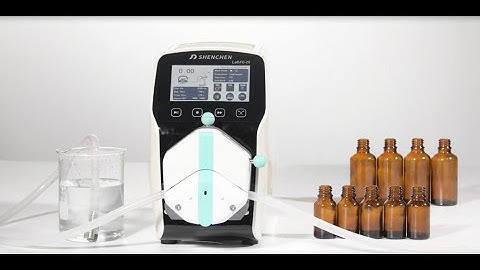 Shenchen peristaltic pump LabF6 fill 18ml volume