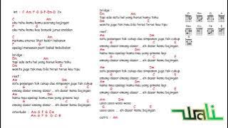 kunci gitar & lirik lagu | Wali - Emang Dadar