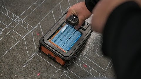 Concrete Scanning Before Core Drilling With Ground Penetrating Radar!