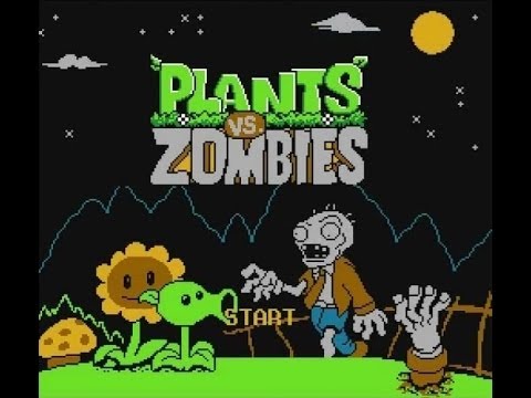 Plants vs Zombies pirata para Famicom (Nintendo NES)