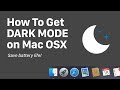 How To Get Dark Mode on Mac - Free &amp; Easy, No Software or Download!