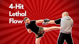 High Risk, Huge Reward: The 4-Hit Spin Flow Combination For Kickboxing / MMA
