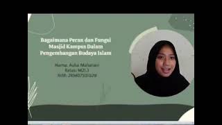 BAGAIMANA PERAN DAN FUNGSI MASJID KAMPUS DALAM PENGEMBANGAN BUDAYA ISLAM BAGAIMANA PERAN DAN FUNGSI MASJID KAMPUS DALAM PENGEMBANGAN BUDAYA ISLAM