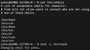 【macOS Sonoma 14.1.2】Change the default shell to bash on macOS