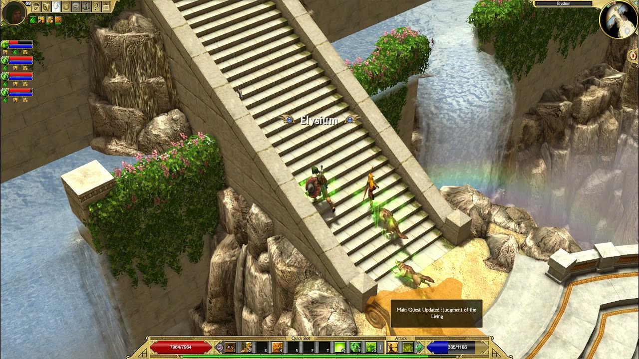 Titan Quest Throwing Weapon Ranger Act 4 Legendary Gameplay & Build