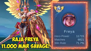 Meta Baru Freya Hyper SAVAGE dari top global freya 11.000 mmr - mobile legends