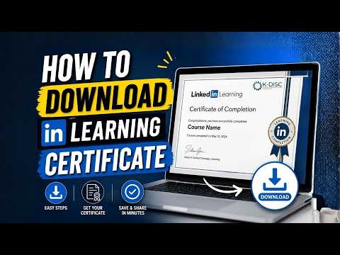 How to Download LinkedIn Learning Certificate | Step-by-Step Guide