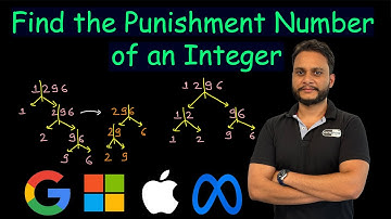 Find the Punishment Number of an Integer | Leetcode 2698