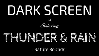 10 Hours Blackscreen Rain Sound Relaxation, Ultimate Stress Relief, Deep Sleep, Meditation, Yoga