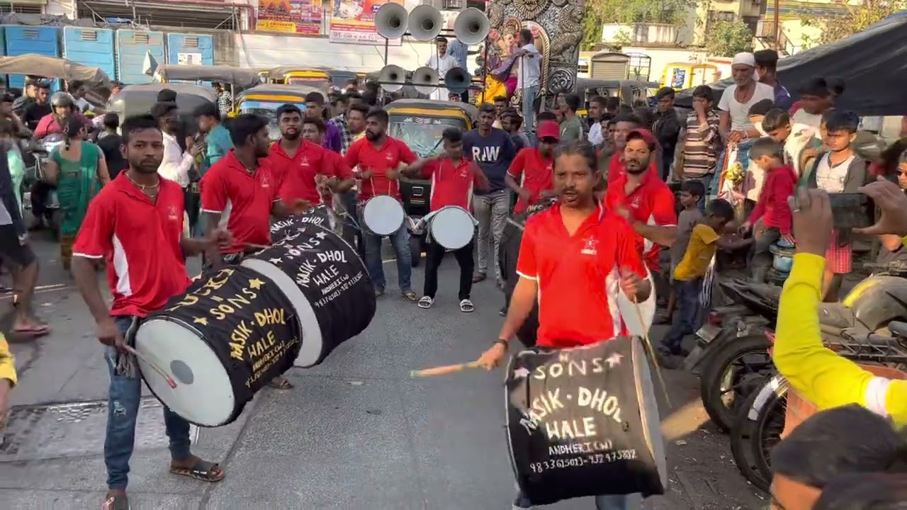 👑LUCKY AND SONS NASIK DHOL WALE NO. 9833615013 / 9619355523 #dhol #nasikdhol #palkhinighalirajachi