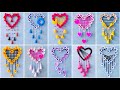 10 Easy and Quick Paper Heart Wall Hanging Ideas A4 sheet Wall decor Cardboard Reuse Room Decor DIY