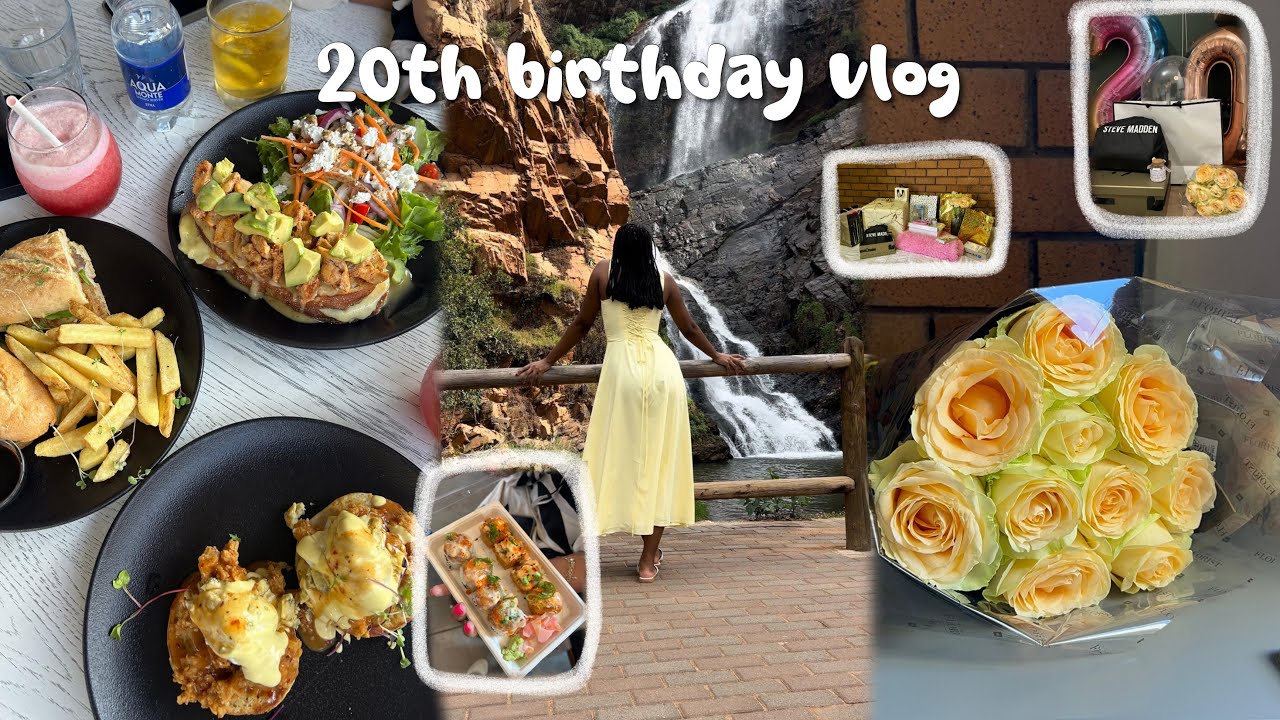 20th Birthday Vlog| Botanical gardens, Picnic, Gifts haul, Lunch + dinner dates, Prison break market