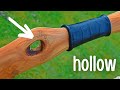 Making a Yew Shortbow with Hollow Knot