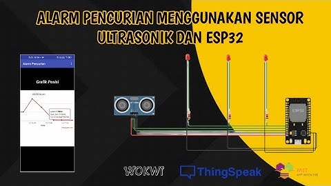 Internet of Things (IOT); Alarm Pencuri Menggunakan Sensor Ultrasonik dan ESP32 pada Wokwi