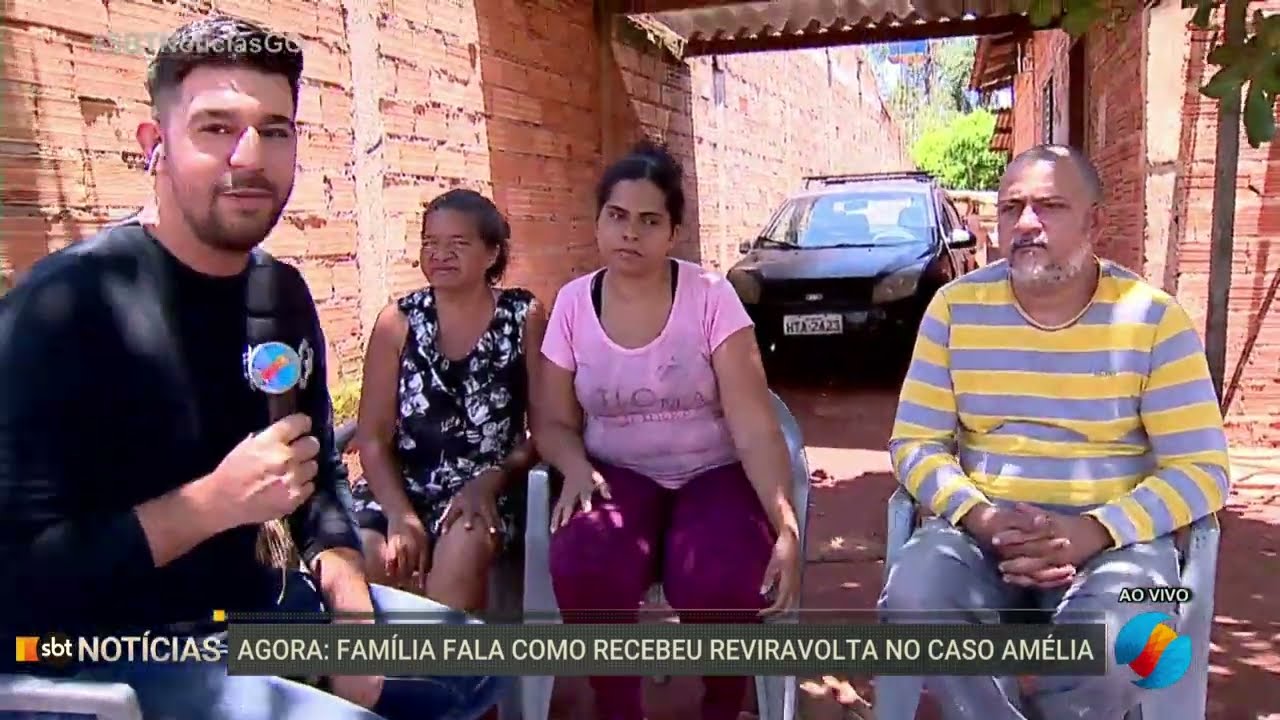Família fala como recebeu reviravolta no caso Amélia Vitória