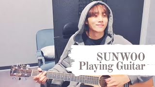 [No Talking] SUNWOO Playing Guitar