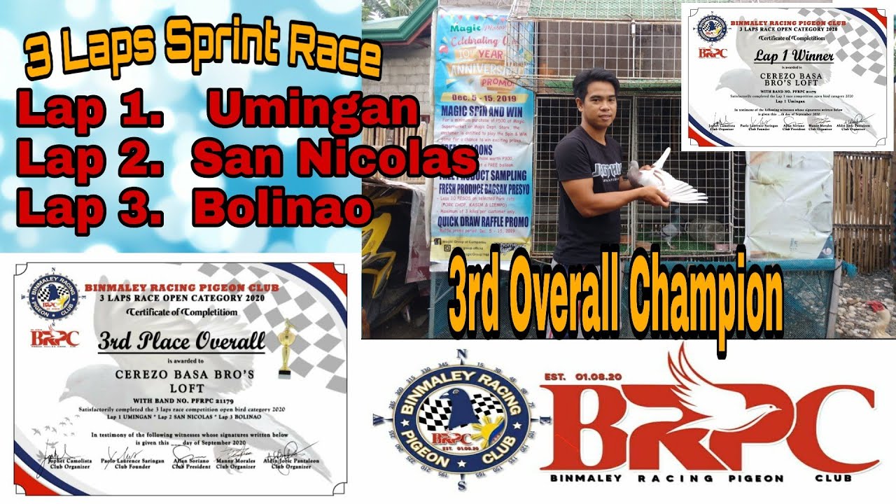 BRPC 3 LAPS SPRINT RACE LAP 1 WINNER 3rd Overall Champion
