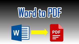 How to Convert Word File into PDF। ওয়ার্ড ফাইল থেকে পিডিএফ