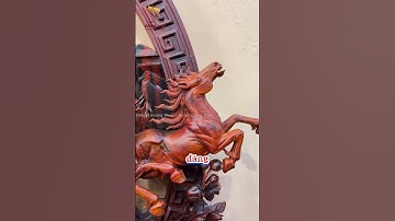 Tranh ngựa Mã Đáo Thành Công gỗ Trắc điêu khắc thủ công mỹ nghệ tỉ mỉ cuốn hút