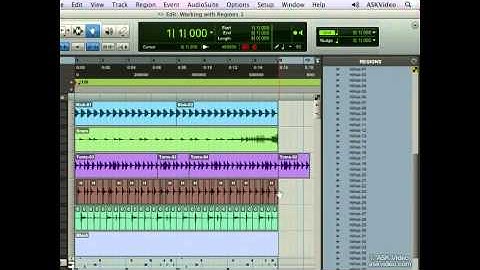 Pro Tools 8 502: Working with Pro Tools 8 - Level 2 - 9. Working with Regions 1