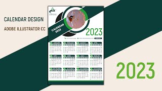 تصميم التقويم الميلاد 2023/ Calendar design 2023 /happy new year .