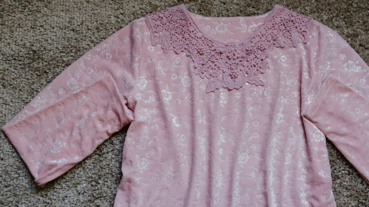 طريقة تفصيل وخياطة  قندورة رائعة جدا وسهلة للمبتدئات لا تفوتكم