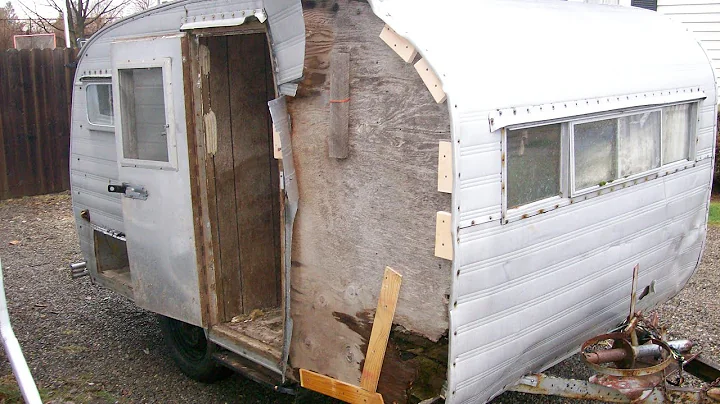 1960 Metzendorf Trailer. "How to build a camper from scratch using some old parts"
