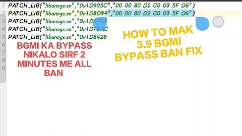 HOW MAKE BGMI BYPASS 3.9.0 WITH C FILE || BGMI KA ALL BAN FIX BYPASS NIKALO 2MINUTS ME C FILE SE 