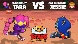 Ragequit Tara Vs Cat Burglar Jessie 1 Vs 1 Brawl Stars