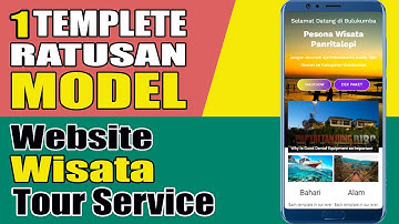 Website Wisata, Tour Guide, Traveling Service, Cukup pakai wordpress