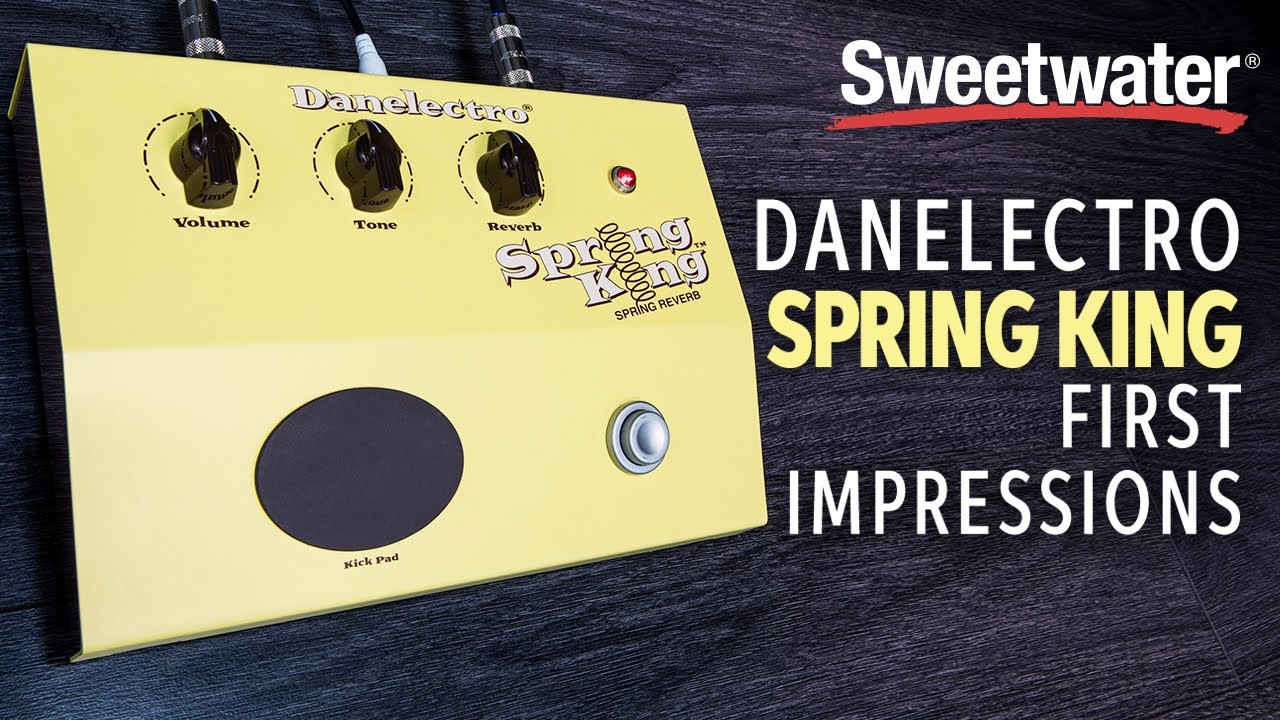Danelectro Spring King Reverb Pedal First Impressions with RJ Ronquillo
