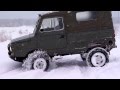 LUAZ on Cordiant in the winter of offroad ЛУАЗ на Кордиантах зимой offroad Экстрим 4х4