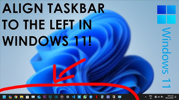 Align Taskbar Icons to the LEFT IN WINDOWS 11 | 1 MINUTE GUIDE!