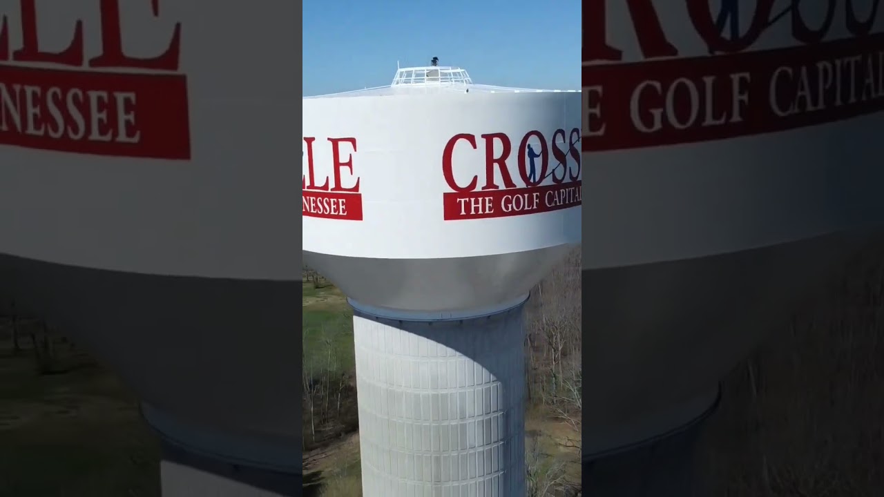 Check out this stunning drone video of the iconic water tower in Crossville, TN!