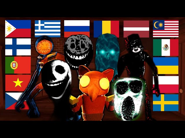 Roblox Doors Figure in different languages meme 