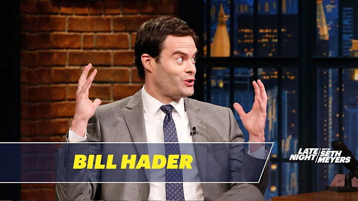 Bill Hader Reveals What Made Him Break on SNL