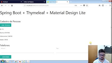 Spring Boot e Thymeleaf - Criando tela mestre detalhe - Parte 4