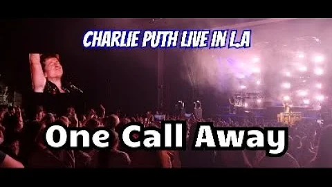 Charlie Live Experience 2023 (One Call Away)  in L.A #charlieputh #live #liveconcert #encore