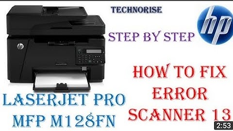 hp M126 Printer scanner error 13 \ Scanner Error 13 Repair 2022🤗 #shortvideo  #hp