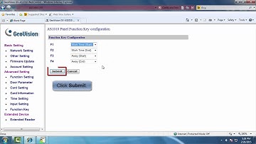 GeoVision Access Control - Using Function Keys of GV-AS1010 to Register Attendance Data