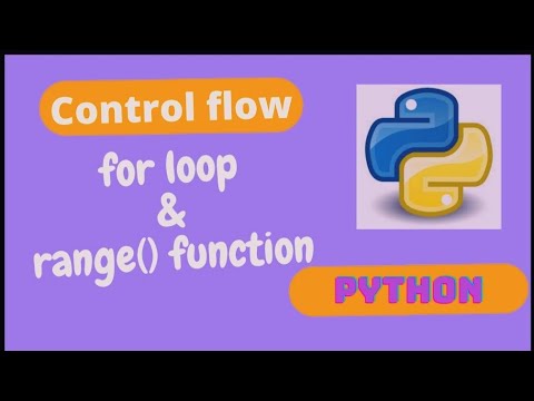 for loop in python| Control Flow in python - YouTube