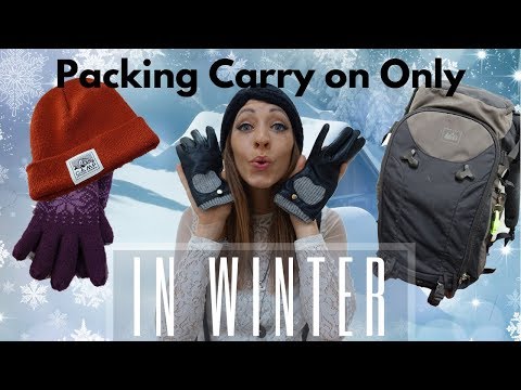Packing Carry On Only in Winter