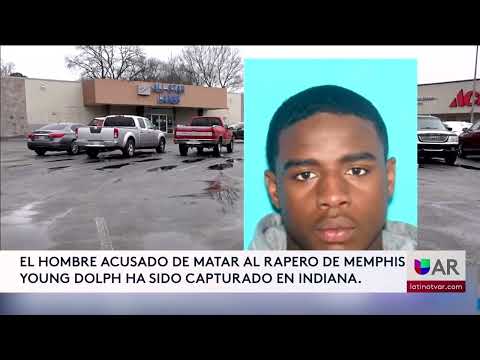 El hombre acusado de matar al rapero de Memphis Young Dolph ha sido capturado en Indiana