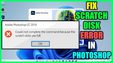How to fix Scratch Disks are full Photoshop 2023