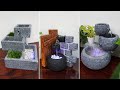 Best 3 home made tabletop water fountains using styrofoam  amazing diy waterfall fountain ideas