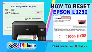 How To Reset Epson L3250 Printer With Resetter Inkfinite